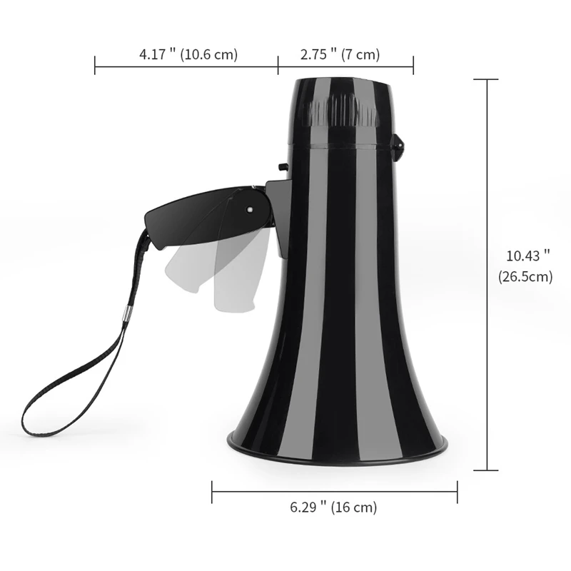 35 واط الطاقة المحمولة مكبر الصوت المتكلم بولهورن يده ميكروفون المدمج في صفارة الإنذار محرك فلاش USB 240S تسجيل