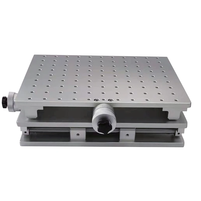 2 Axis Moving Table Portable Cabinet Case Welding XY Table For Laser Marking Engraving Machine Optical Experiment 300x220x90MM