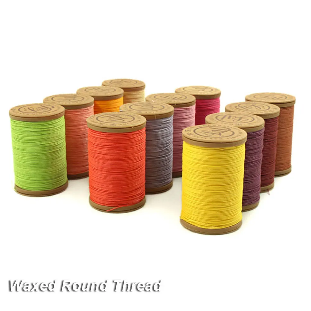 70 meters 0.55mm sewing waxed round Ramie Knitting Thread Reel Hand Stitching hand Sewing Thread Finest Ramie Durable DIY pool