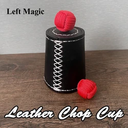 Chop Cup - Leather Magic Tricks Appear Vanish Ball Magician Close Up Illusions Props Gimmick Mentalism Magica Cup tour de magie