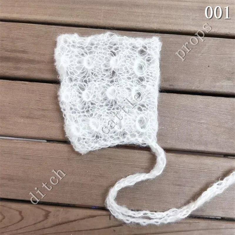 Handcraft Baby Hand Knit Mohair  Hat  Newborn Photography Props Clothing bonnet