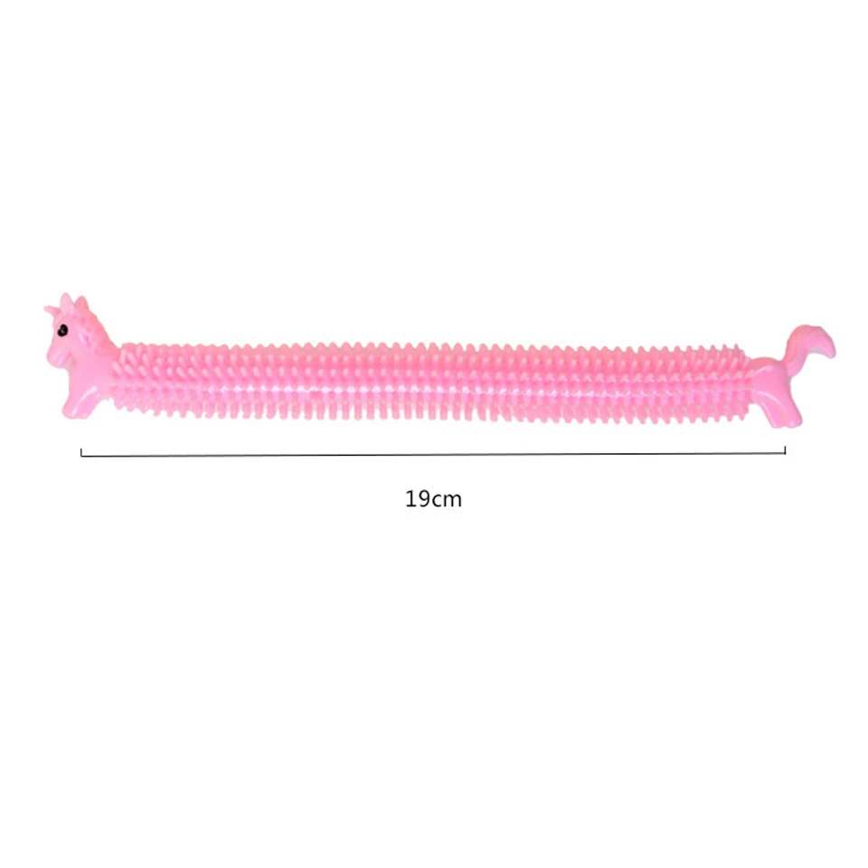 Worm Noodle Stretch String TPR Rope Anti Stress Toys String Fidget Autism Vent Toys Random Color