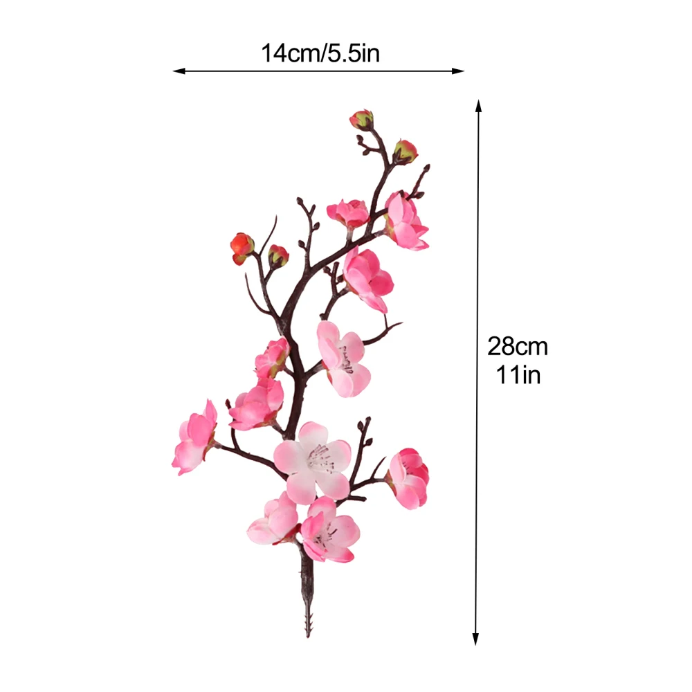 Artificial Flower Simulation Plant Home Decor Silk Cloth Floral Wedding Flowers Iron Wire Bendable Floors Hotel Plastic 28cm