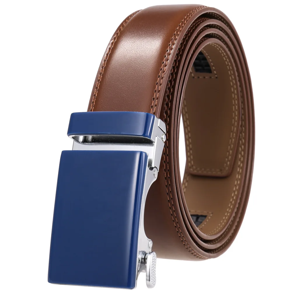 Neue Luxus Marke Gürtel für Männer Hohe Qualität Männlich Strap Echtes Leder Taille Band Automatische Schnalle Gürtel Ceinture Homme 3,5 cm – Detail 40