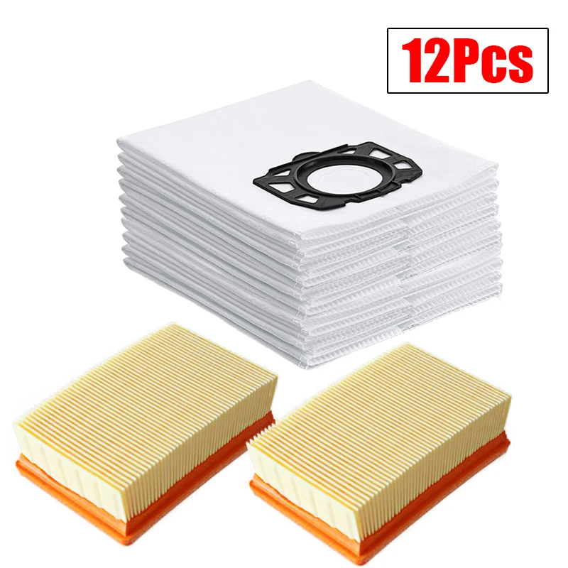 Bolsas de polvo para Karcher WD4, WD5, WD6, MV4, MV5, WD4000-WD5999, piezas de repuesto para Robot aspirador