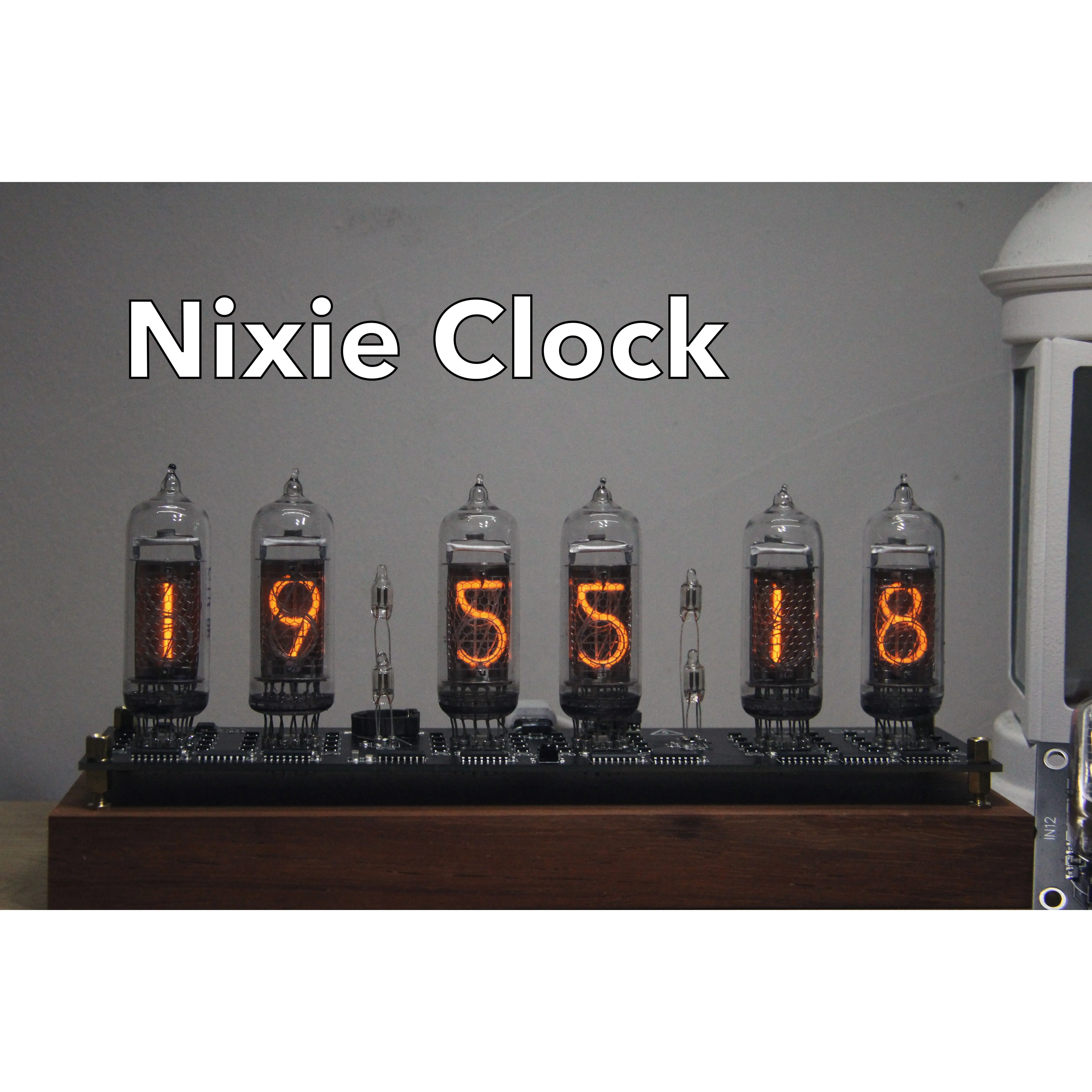 

Glow Tube Clock IN14 Electronic Clock Creative Gift Retro Tube