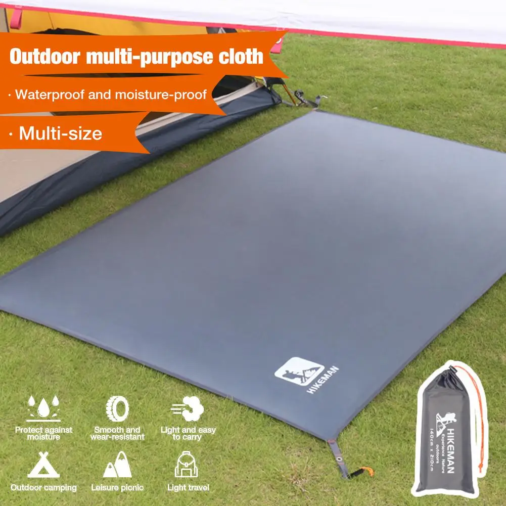 Camping Mat Portable Waterproof Picnic Mat Outdoor Tent Dustproof Floor Mat Multi-purpose Sunshade Canopy For Picnic Hiking