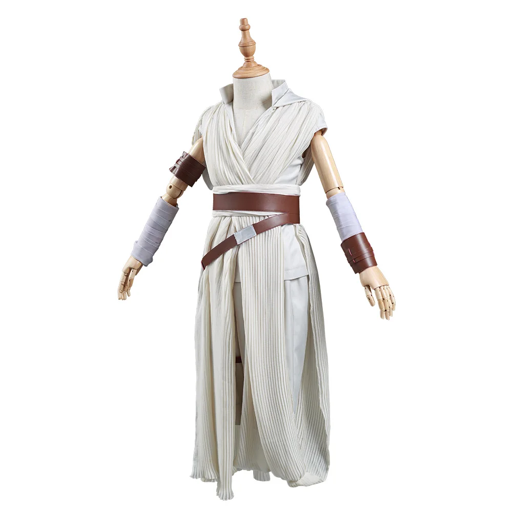 Rey Cosplay Costume Kids Children Outfits Halloween Carnival Suit