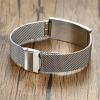 Men Bracelet Timeless Nature Of Mesh Watch Bands Bracelet Stainless Steel Classic Wristband Adjustable Personalized Custom 3