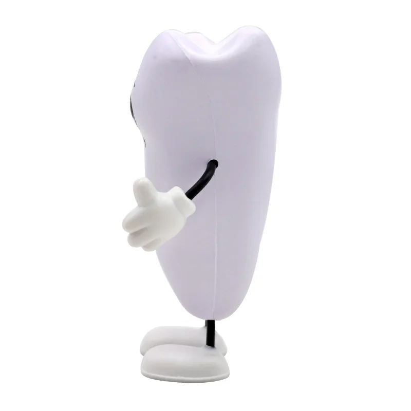 1 szt. Squeeze-figure Squeeze zabawka dentysta prezent miękka pianka z PU kształt modelu 12.5cm klinika stomatologiczna stomatologia pozycja