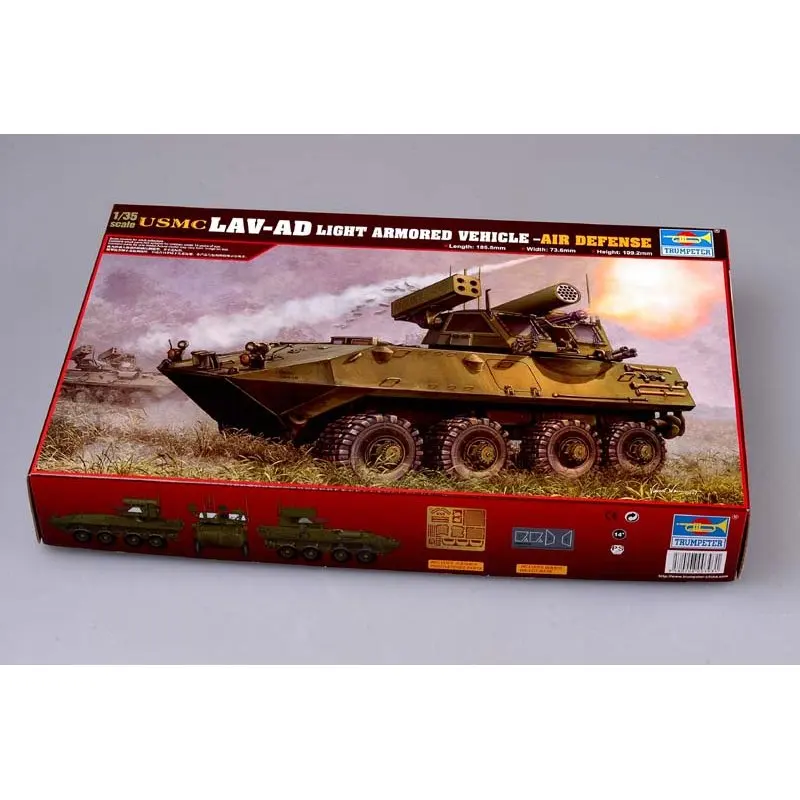 

Trumpeter 00393 1/35 USMC LAV-AD Light Armored Vehicle-Air Defense - Scale Model Kit