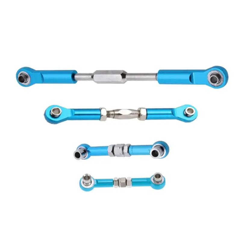 

2024 New Aluminium Alloy Steering Rod RC Linkage Servo Rods Upgrade Parts for HSP 94111 94188