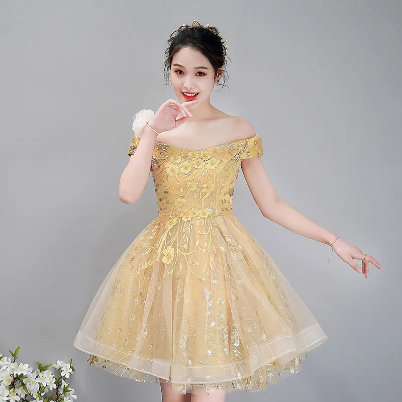 Quinceanera Dress 2021 Gryffon Gold Party Dress Boat Neck Prom Ball Gown Vintage Formal Quinceanera Dresses Plus Size