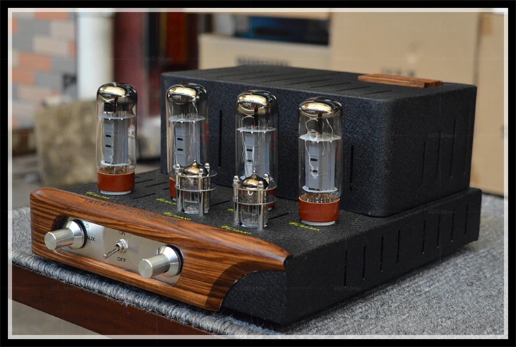 New YAYI MINIL3 push-pull combined high-fidelity tube amplifier, the front tube uses 6N2, the latter uses EL34/power 2 * 35w