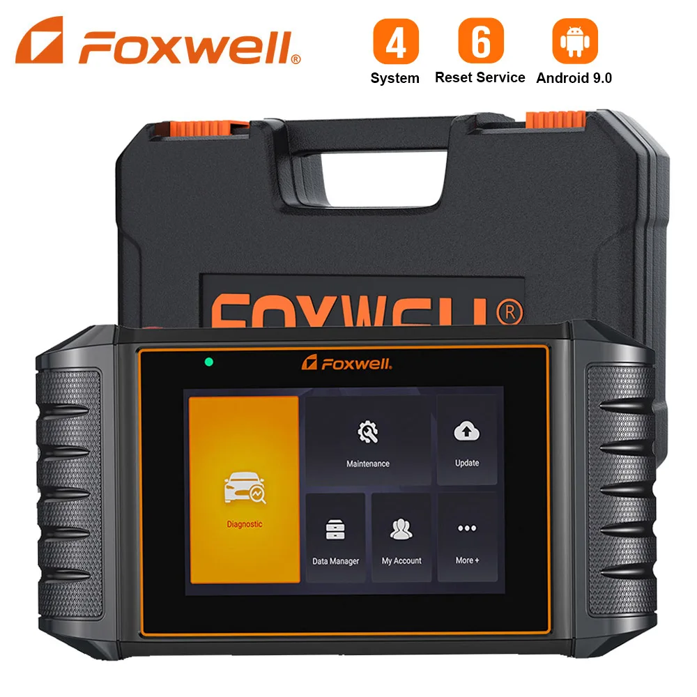 FOXWELL NT716 Automotive Code Reader OBD2 Scanner 4 System EPB TPS SAS Oil Reset  ABS TPMS Diagnostic Tool Free Update Lifetime