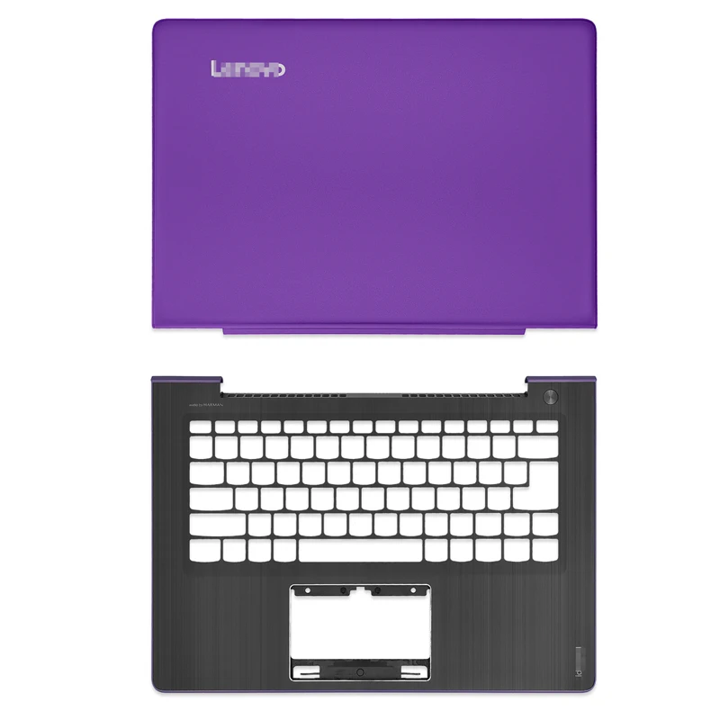 

NEW LCD Back Cover/Palmrest For Lenovo Ideapad 510S-14 310S-14 Series Laptop Top Back Case Bottom Base Cover Purple