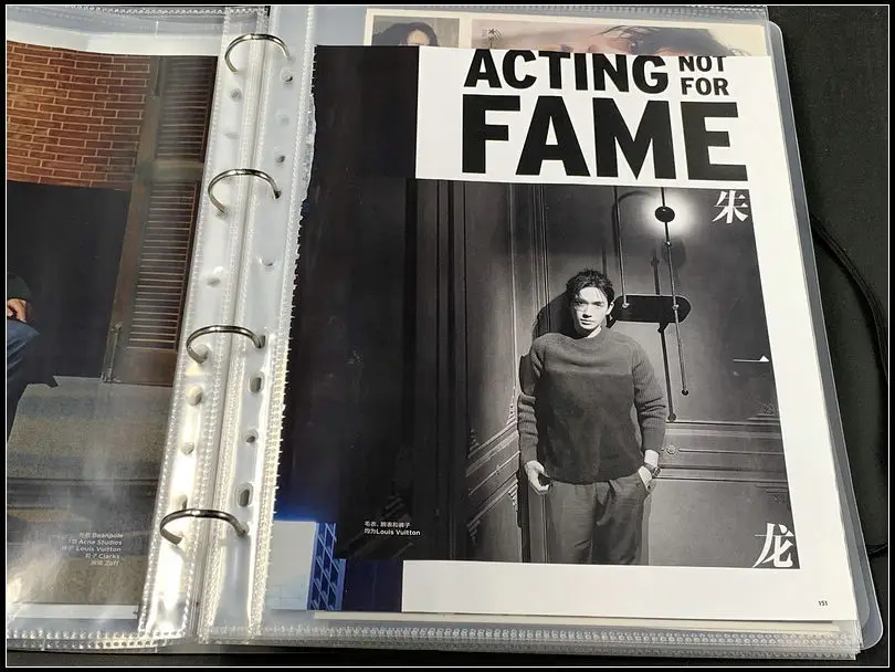 Creative Postcard Organizer Book A4 Binder Postcard Album Multi Size Transparent Binder Sleeves For Card Book