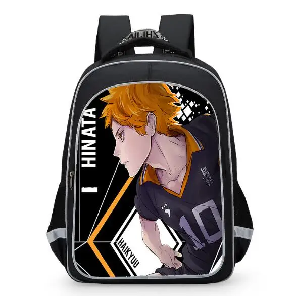 Kids schoolbag volleyball teenager printing night reflective backpack 1-3-6 grade student schoolbag travel laptop bag Mochila