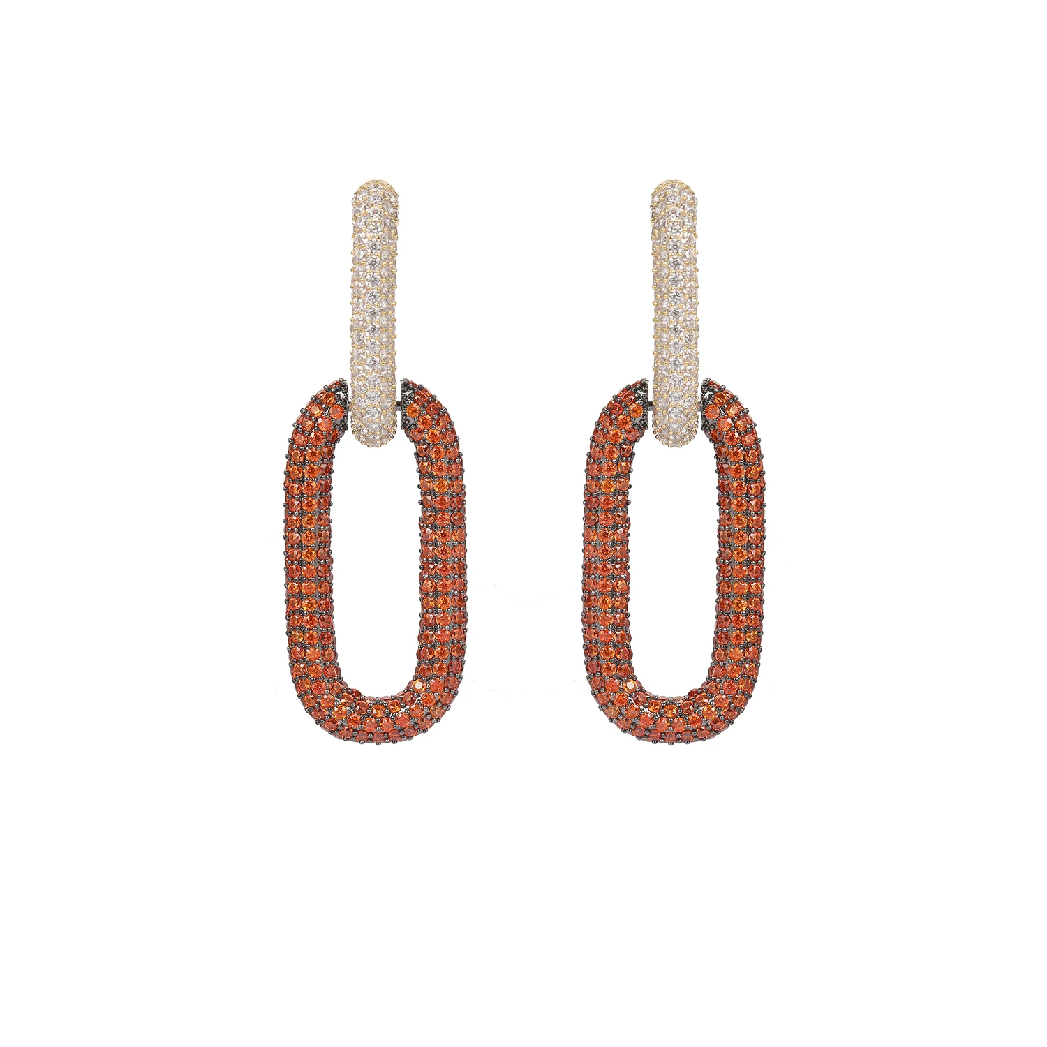 

Luxury Cubic Zircon CZ Earrings,Chains Style Birthday Party Wedding Gift Fine New Jewelry CE11109