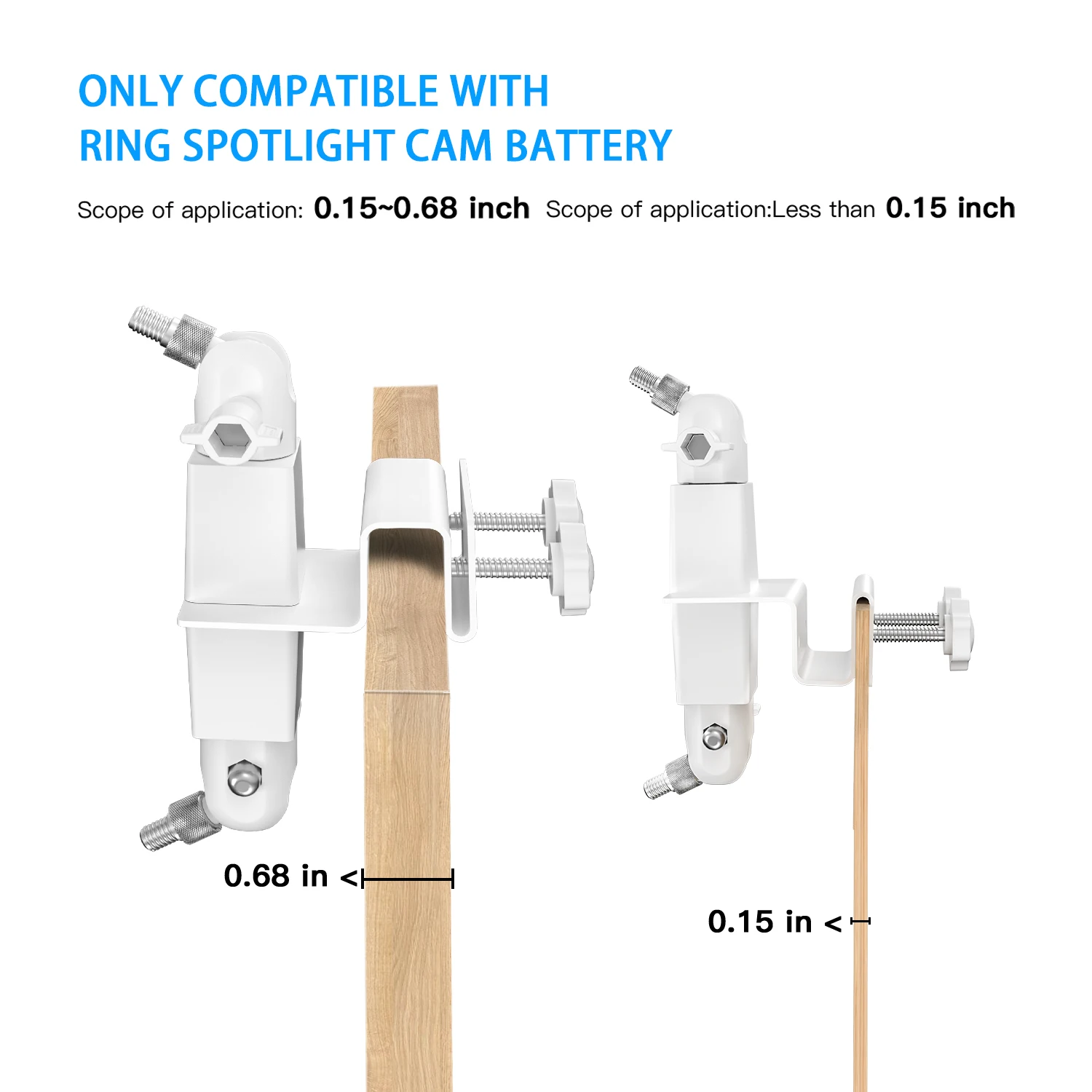 Supporto per grondaia da esterno 2 in 1 per pannello solare Eufy E staffe di montaggio girevoli Eufycam 2/2C/E/2 Pro/2C Pro, doppio montaggio a 180 gradi