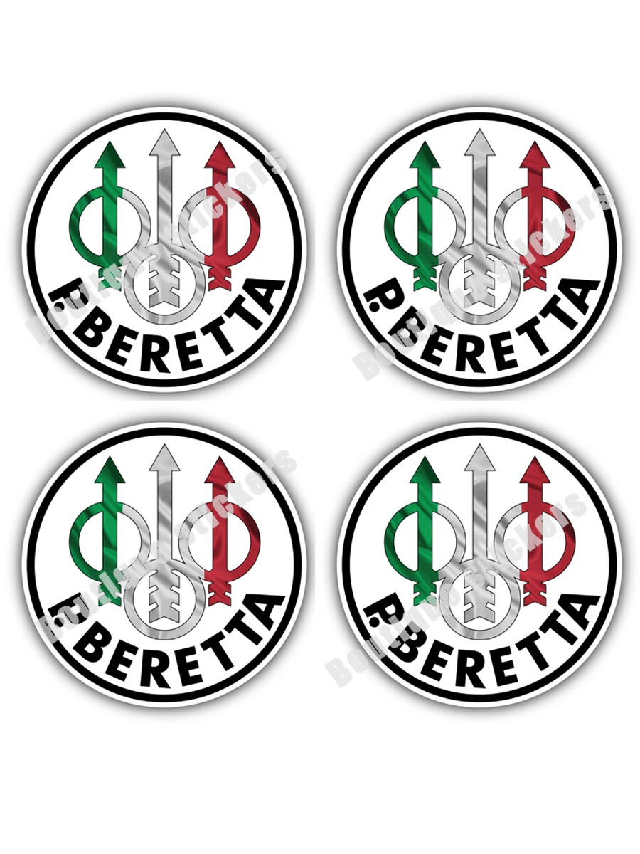 Beretta Firearm Gun Pistol Rifle PVC Vinyl Sticker Decals Car Bumper Window Truck Bike Off-road Racing and Helmet Decals