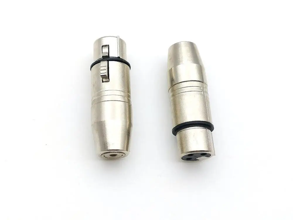 1 sztuk 3 pin XLR Audio żeńskie złącze do 3.5mm stereo złącze wtykowe