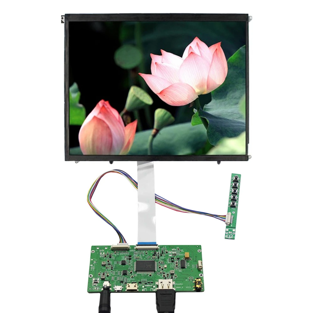 Original New 9.7 inch 2048x1536 IPS HDMI Borad LCD Screen LP097QX1 LTL097QL01 HQ097QX1 for 3rd Gen Module kit/Retro Arcade Games