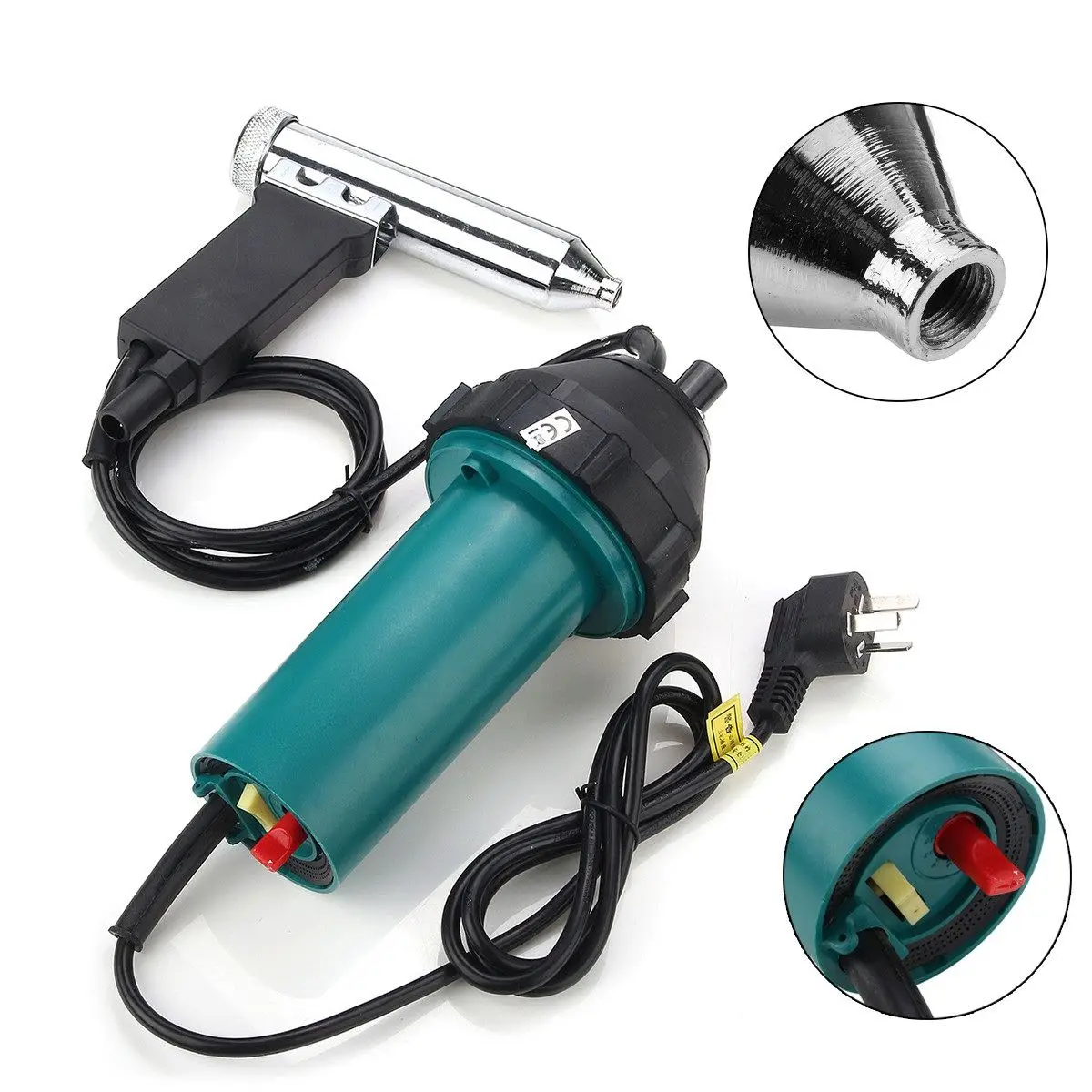 1080W 240V  50Hz Plastic Heat Guns Welding Hot Air Torch Welding Pistol Tool with Nozzle Hose Kit for Welding Machine