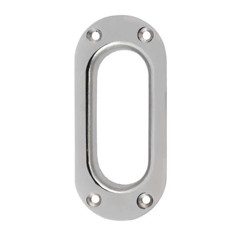 Boat 316 Stainless Steel Oval Hawse Cable Guide Pipe Mooring Anchor Rope Line Fairlead Marine Accessories