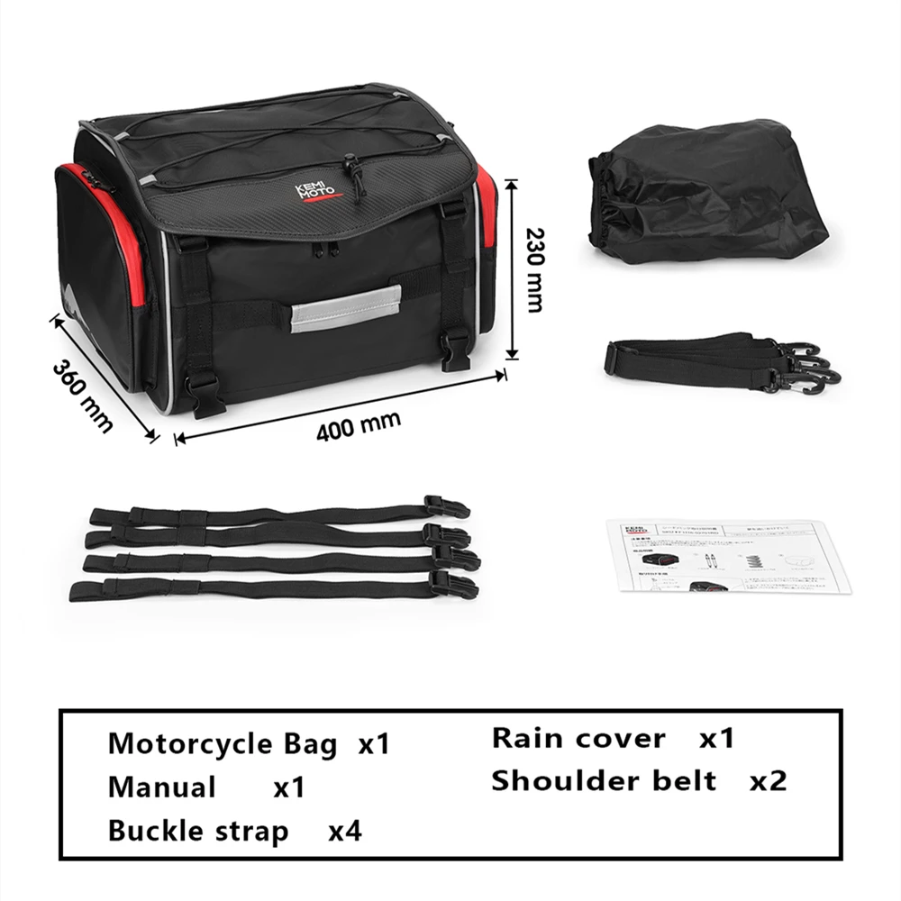 Pacote de assento da motocicleta saco da cauda à prova dwaterproof água multifuncional bagagem rack para r1200gs f800gs f750gs para yamaha r1 para