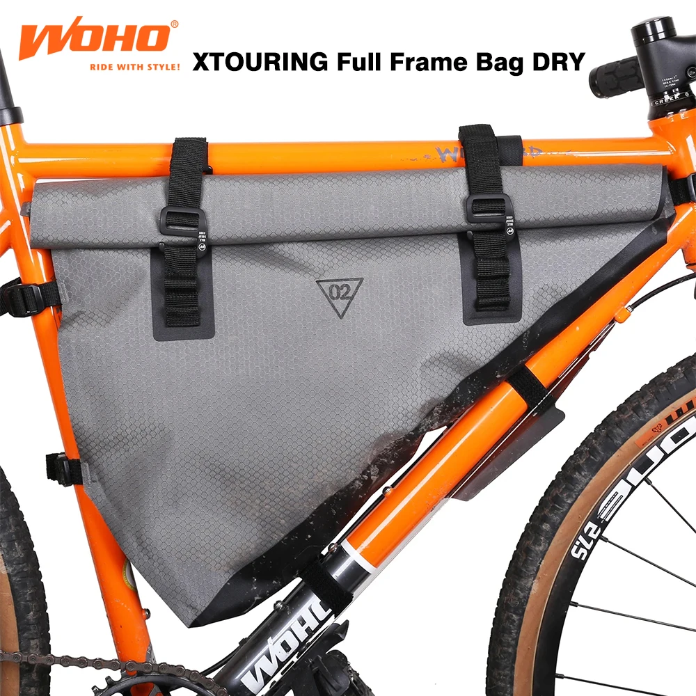 WOHO BIKEPACKING ULTRALIGHT Frame Bags,Full Waterproof Cycling Bicycle Bags for MTB ROAD TRAVEL BIKE BAGS,GRAVEL BIKE BAGS,