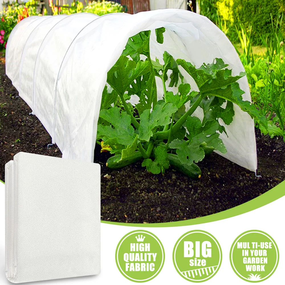 Greenhouse Protective Net Seed Growing Cover Vegetable Care Protection Insect Net Cover Plant Winter Cold-proof Warm Cover Cloth