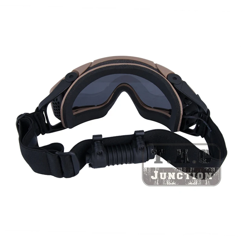 Tactical Paintball Anti-Fog Ballistic Bezel Goggle  Eyewear Lens Military Hunting Skate Cycling Safety Tactical Glasses With Fan