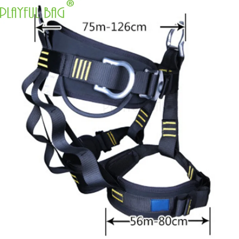 Outdoor indoor climbing equipment safety belt speed drop expansion high-altitude operation safety belt ZL46 Rock climbing