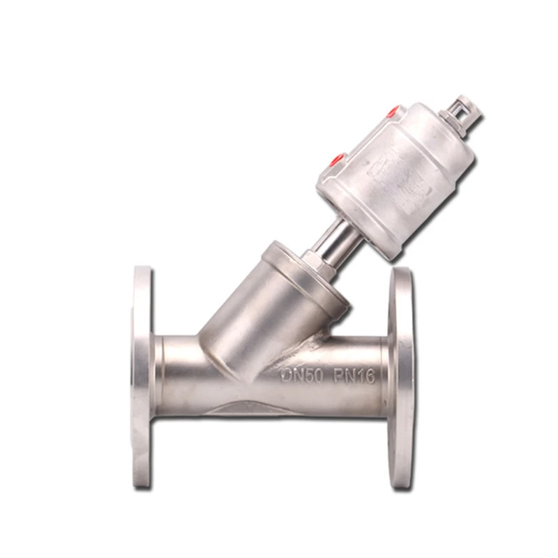 

2-1/2" Stainless Steel Pneumatic Flange Angle Seat Valve