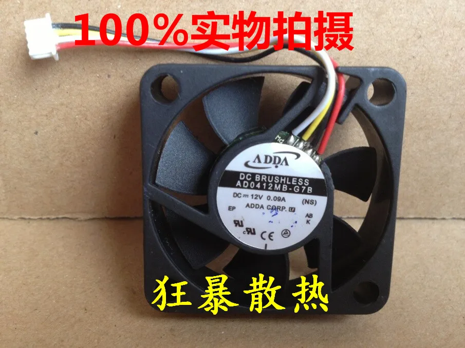 

ADDA AD0412MB-G7B DC 12V 0.09A 40x40x10mm 4-wire Server Cooling Fan