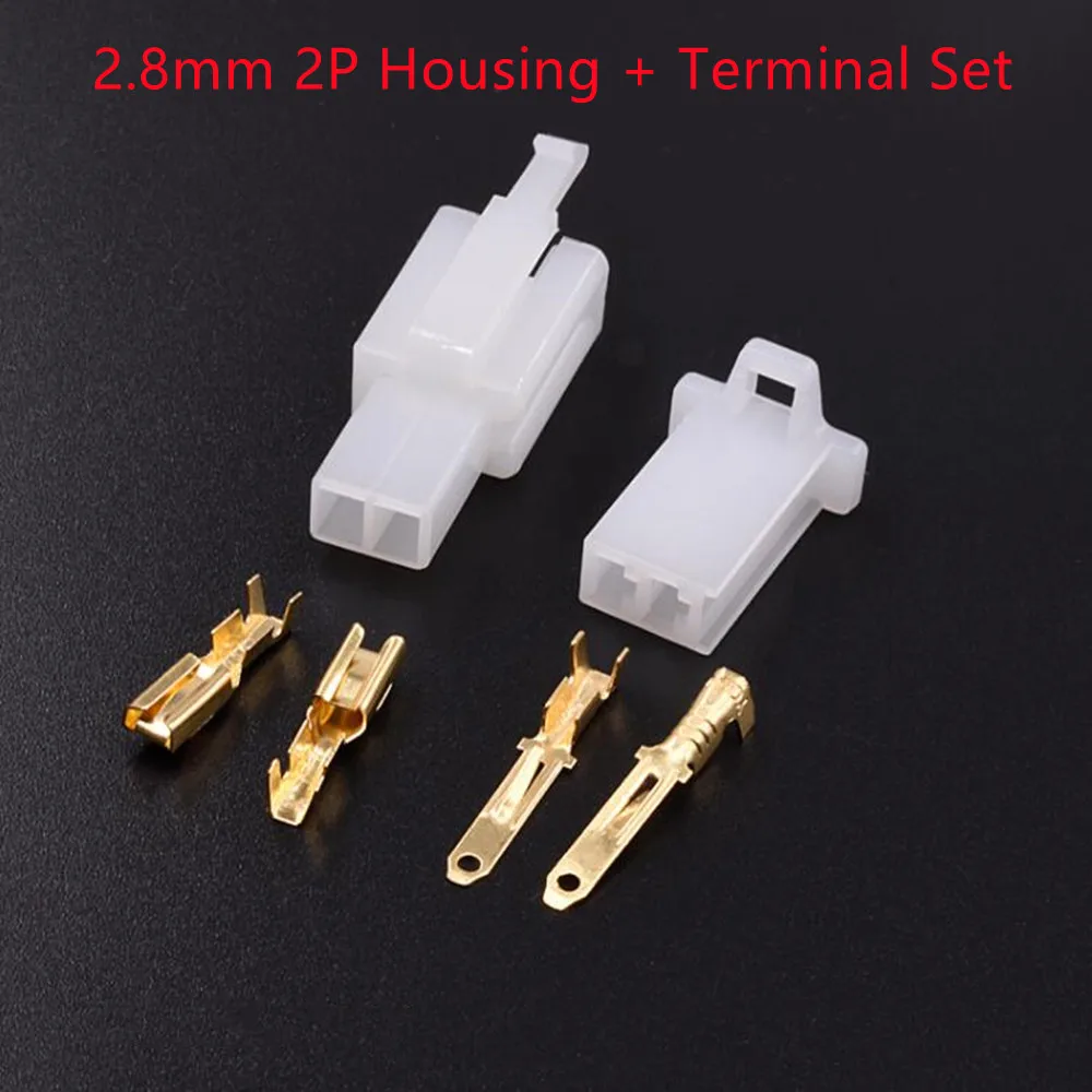 30Set/1LOT DJ7021-2.8-11/21 2.8mm Car Connector Male + Female Housing + Terminal Set Wire to Wire 2/3/4/6/9P