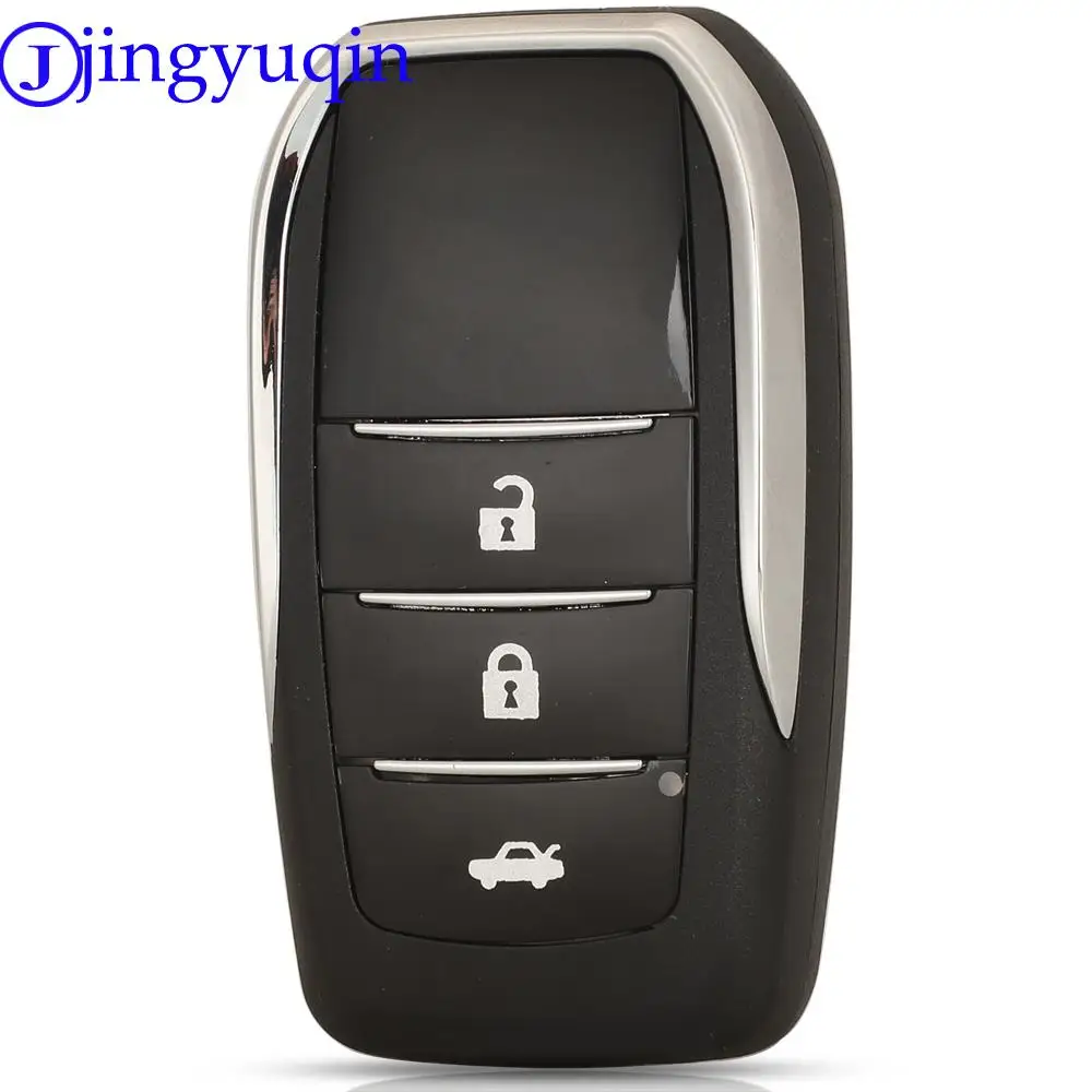 jingyuqin Remote Case Car Key Shell For Toyota Yaris Carina Corolla Avensis For Lexus ES RX LS GS IS200 RX300 ES300 LS400 GX460