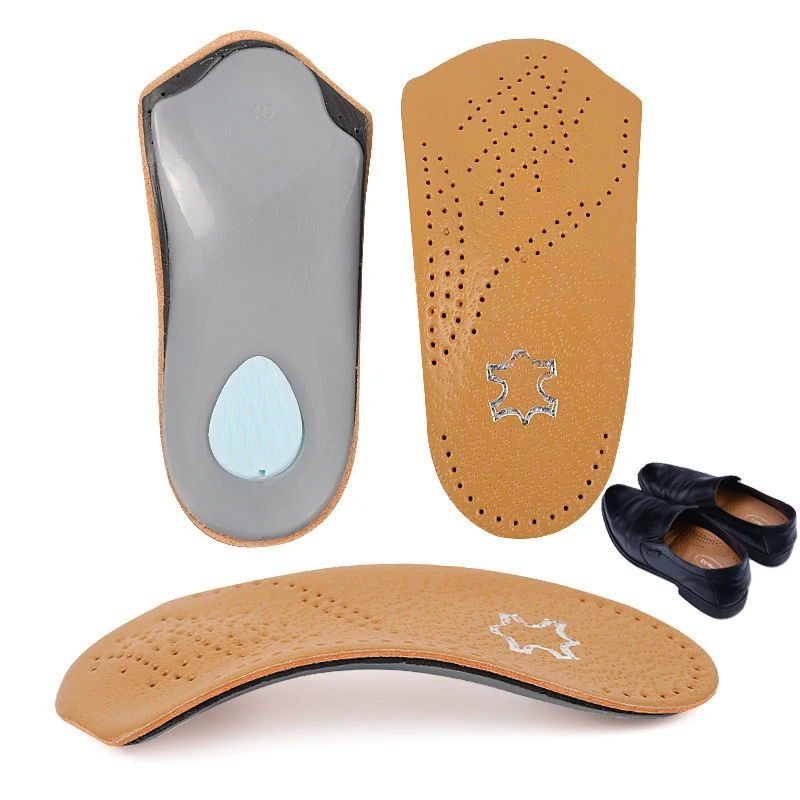 1 Pair Unisex Arch support orthopedic insoles flat foot correct orthotic insole feet care health orthotics insert shoe pad New