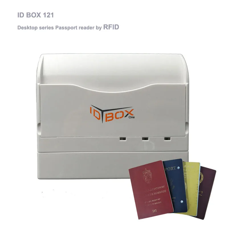 ID BOX 121 - Desktop series Passport reader by OCR MRZ & RFID for Contactless ID card & chip passport