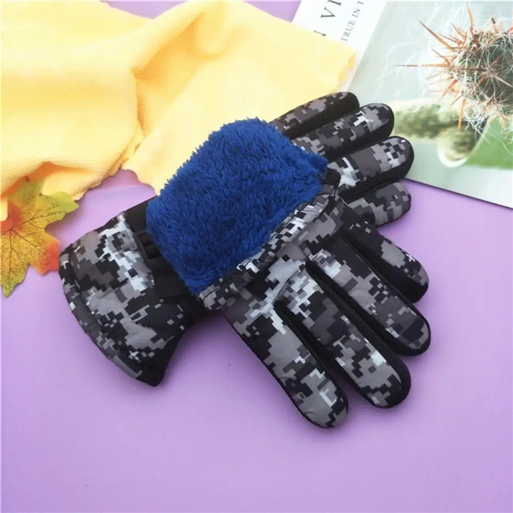 1 Pair Sport Gloves  Keep Warm   Outdoor Gloves Full Finger Cover Winter Gloves