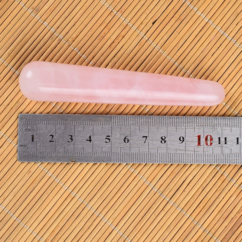 Massage Stick Natural Rose Quartz Face Body Eye Crystal Mineral Stone Massager Health Skin Care Gua Sha Detox Lifting Yoni Wand