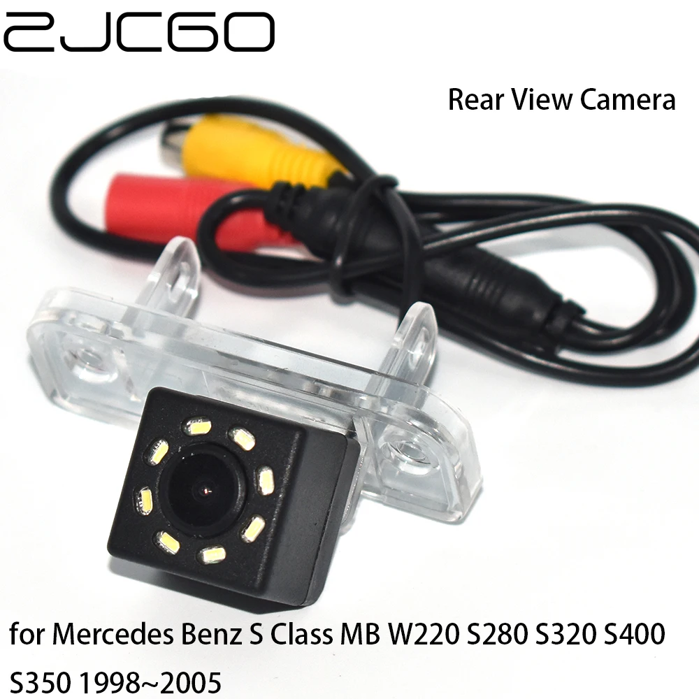 ZJCGO Car Rear View Reverse Back Up Parking Waterproof Camera for Mercedes Benz S Class MB W220 S280 S320 S400 S350 1998~2005