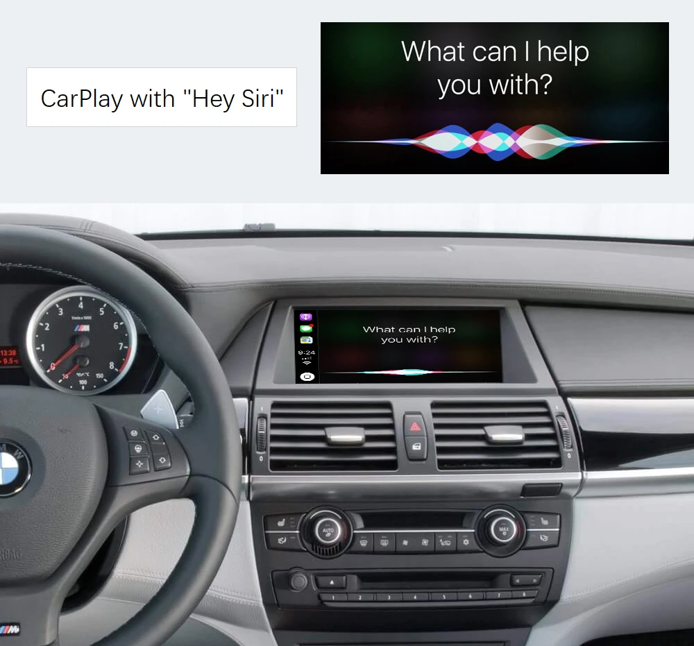 Wireless CarPlay for BMW CIC System X5 E70 X6 E71 2011-2013 X1 E84 with Android Mirror Link AirPlay Car Play Function