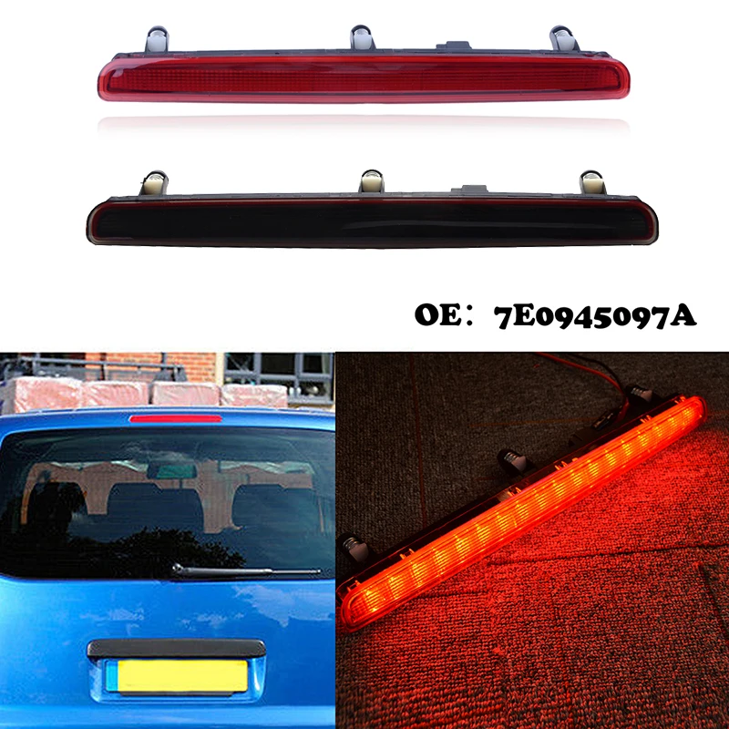 

Rhyming Led High Level Mount Rear Lamp Additional Third Brake Stop Light Fit For VW Transporter T5 2003-2015 7E0945097A