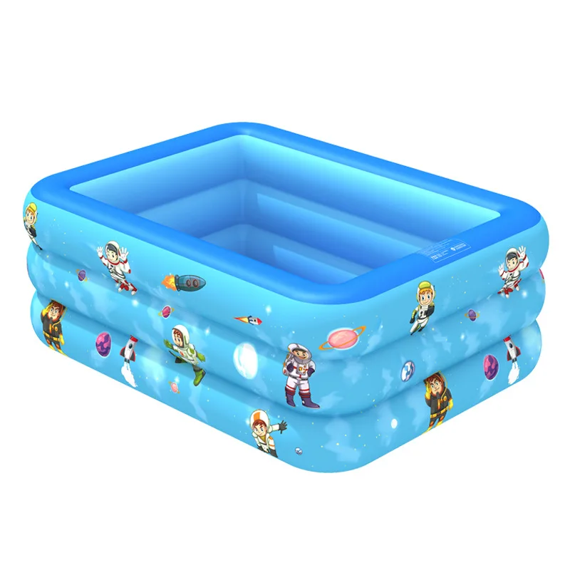 Indoor Game120/130/150/180/210Cm Rectangular Inflatable Swimming Pool Paddling Bathing Tub Outdoor Summer For Kids Children Pool