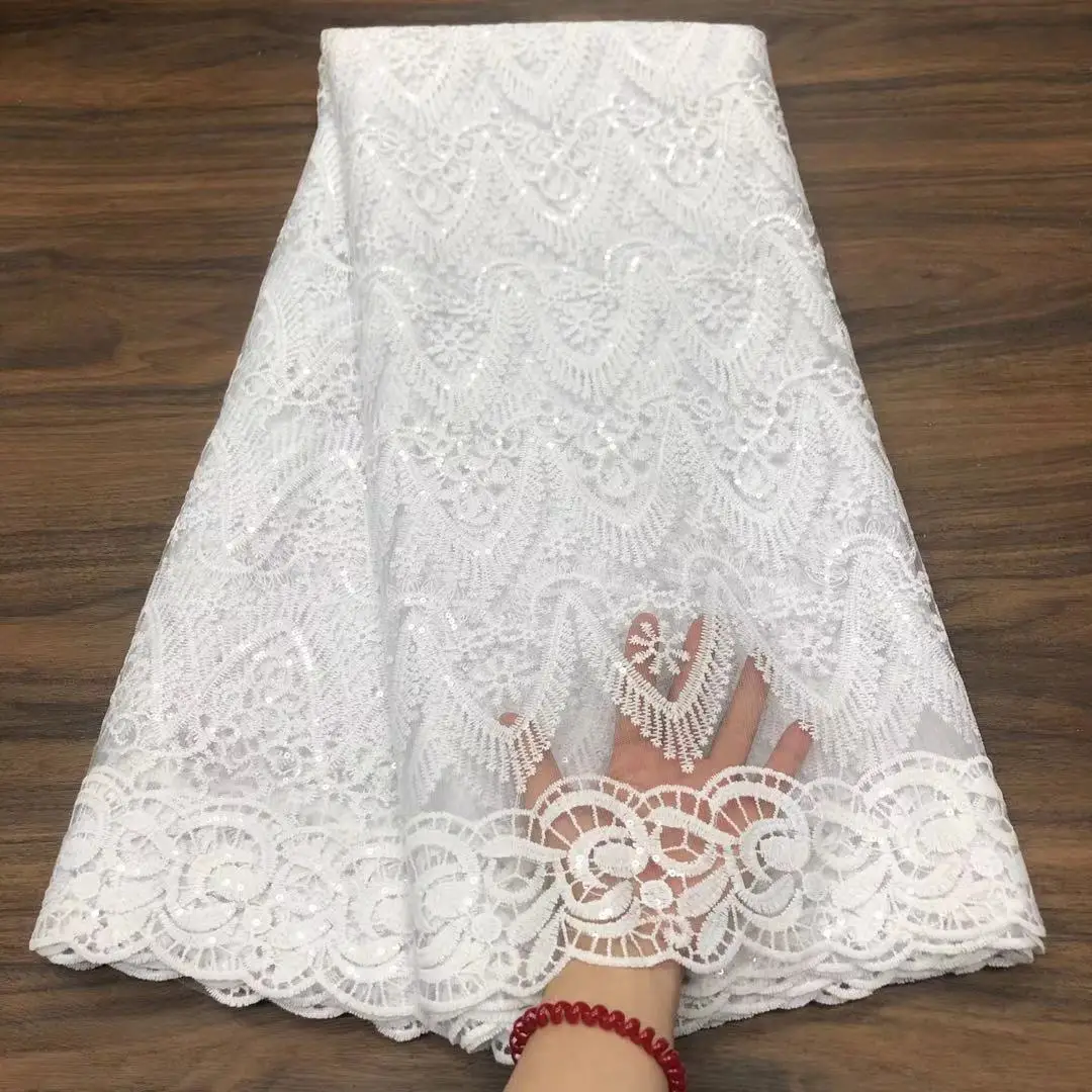 African Cord Lace Fabric for Wedding, High Quality