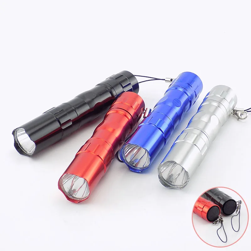 Hiking Mini Flashlight Waterproof High Power Powerful LED Flash Torch Light Lamp Portable Torch Pocket Keychain Lanterns