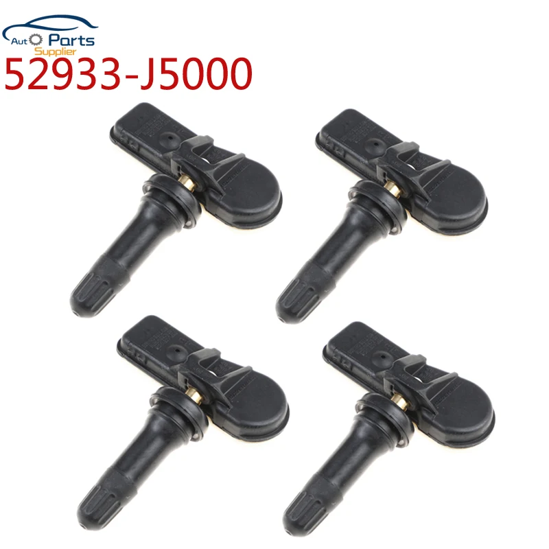 4pcs 52933-J5000 TPMS Tire Pressure Monitor Sensor 433MHZ For Kia Stinger 2017-2019 52933J5000 Auto Parts