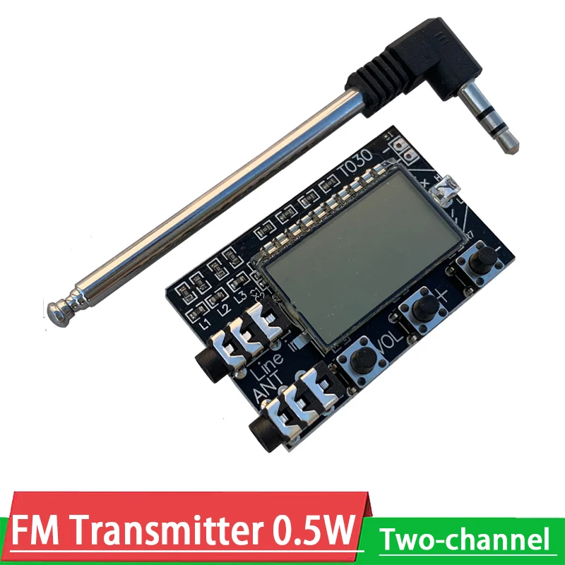 DC 3V-12V przekaźnik Stereo FM do samochodu 76M-108Mhz nadajnik FM deska bezprzewodowa transmisja audio cyfrowy wyświetlacz LCD antena